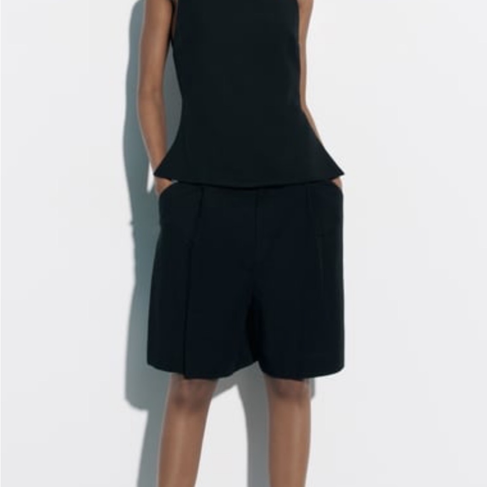 Baggy trouser shorts